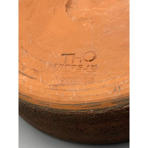 Thomas Hellström Ceramic Dish Nittsjö‎ Sweden MCM Vintage Nittsjo THO 5805 - Picture 6 of 10